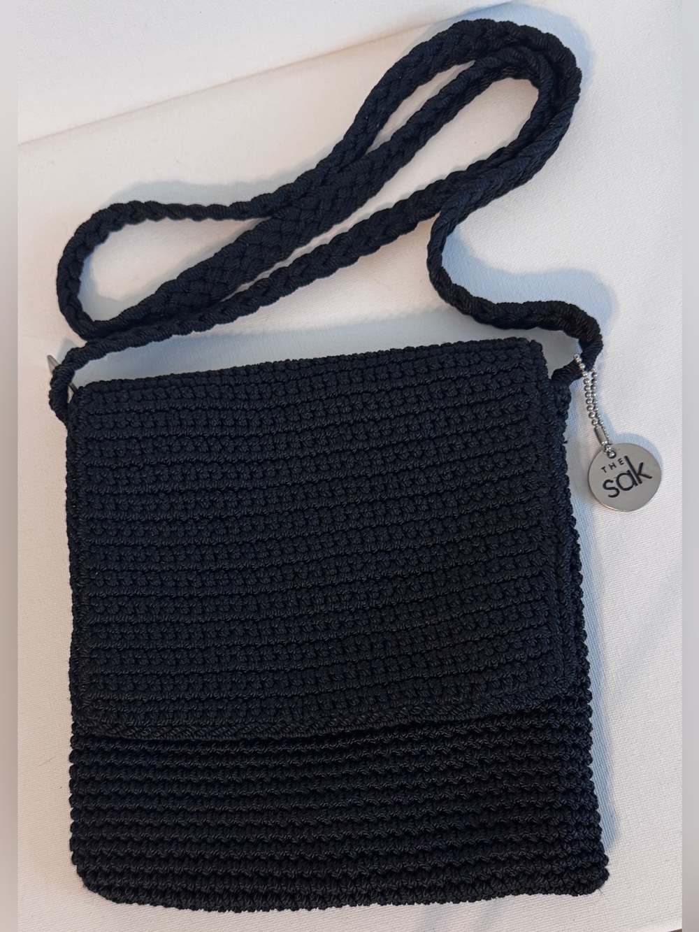 The Sak Crochet Crossbody Shoulder Bag